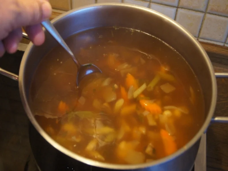 Rezept: Fleischbrühsuppe mit Gemüse Bild Nr. 4865 Fleischbrühsuppe mit Gemüse - Rezept - Bild Nr. 4865