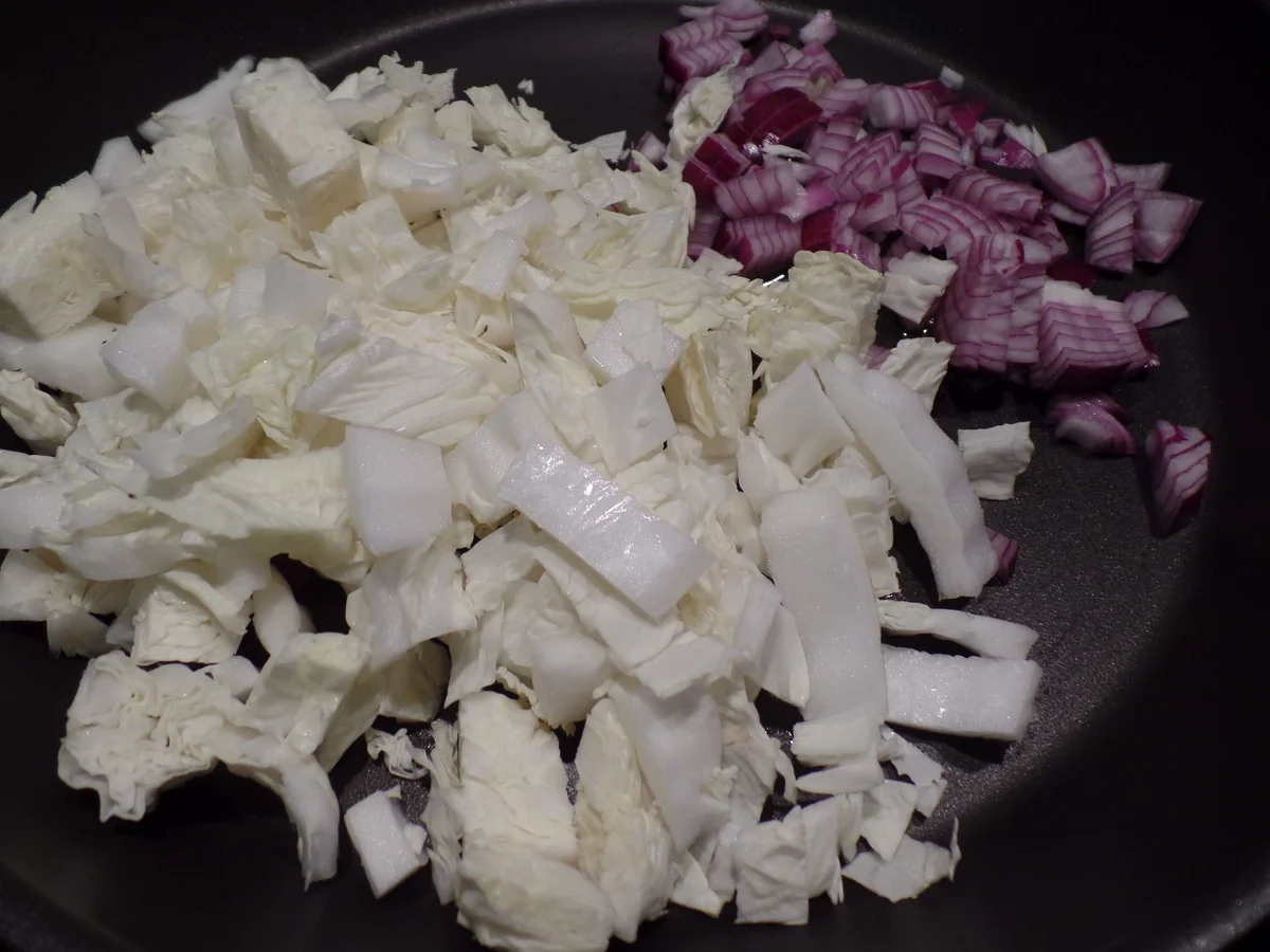 Chinakohl -Spätzle -Auflauf mit Nusskruste - Rezept - Bild Nr. 4861