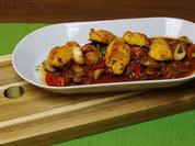 Gratinierte Polentanocken auf mediterranem Gemüse - Rezept - Bild Nr. 2