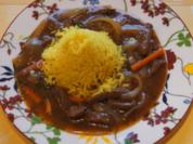 Rindfleisch mit Zwiebeln und Würzreis - Rezept - Bild Nr. 4893