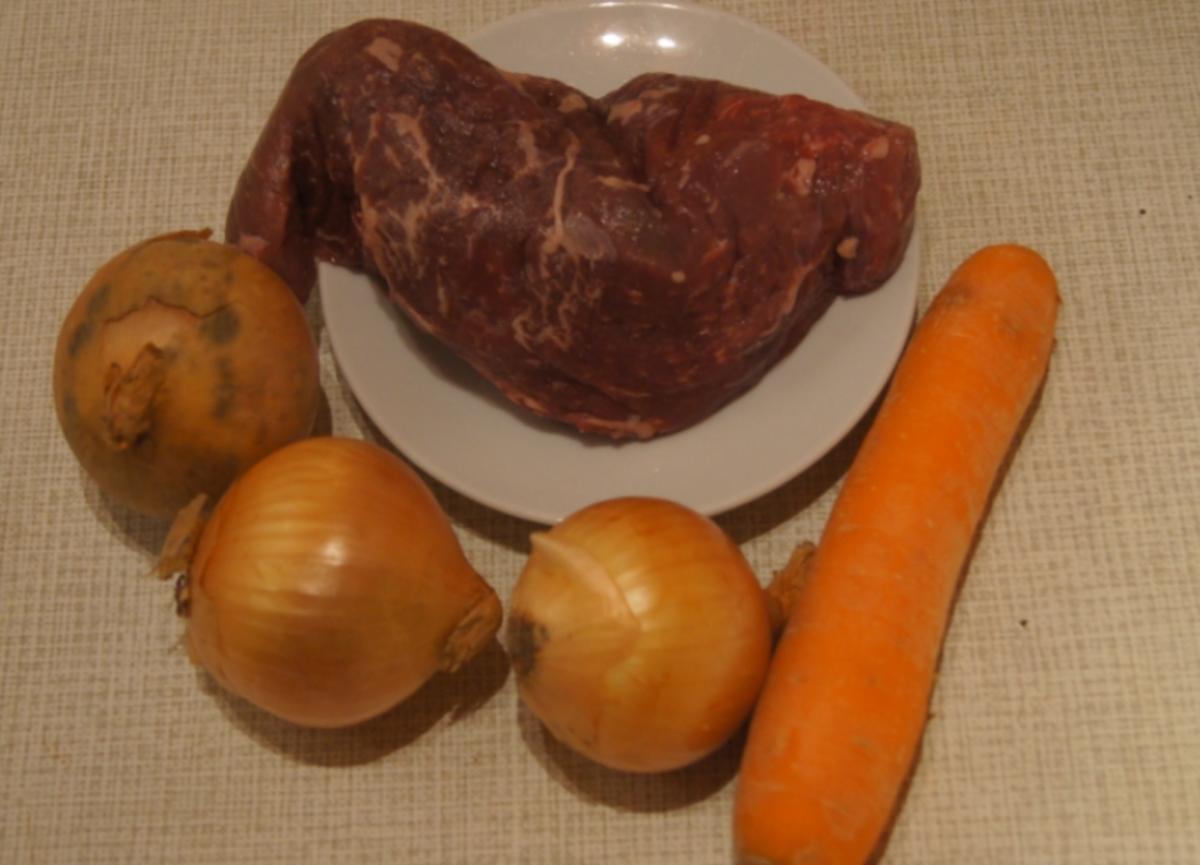 Rindfleisch mit Zwiebeln und Würzreis - Rezept - Bild Nr. 4894