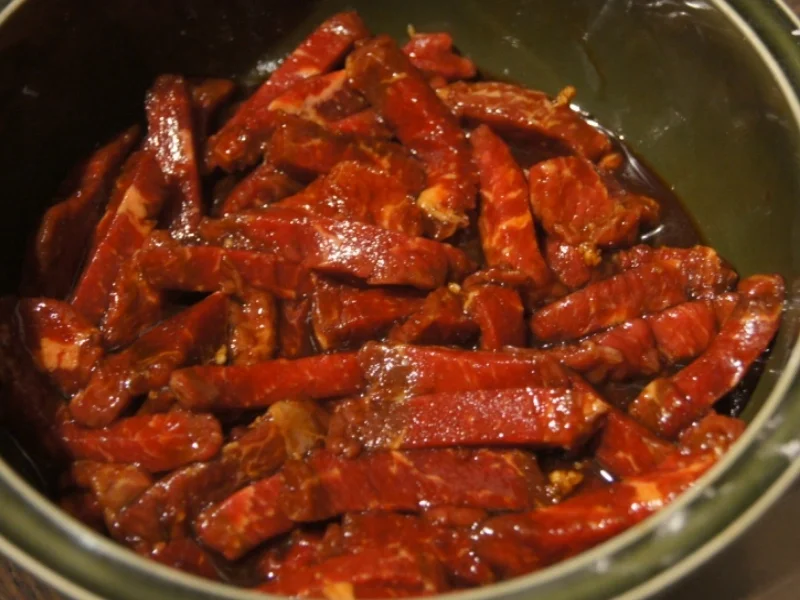 Rindfleisch mit Zwiebeln und Würzreis - Rezept - Bild Nr. 4896