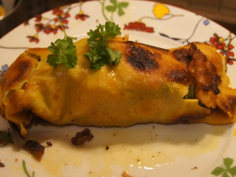 Gefüllter Pfannkuchen mit Brokkoli - Rezept - Bild Nr. 4907