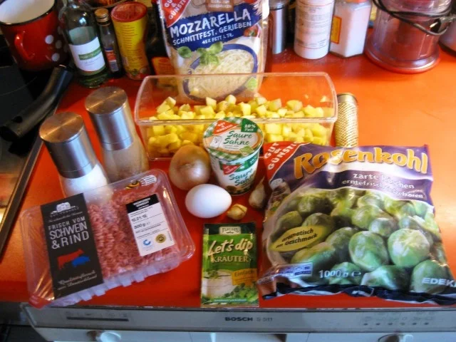 Rezept: Rosenkohl Auflauf mit Hackfleisch Bild Nr. 3 Rosenkohl Auflauf mit Hackfleisch - Rezept - Bild Nr. 3