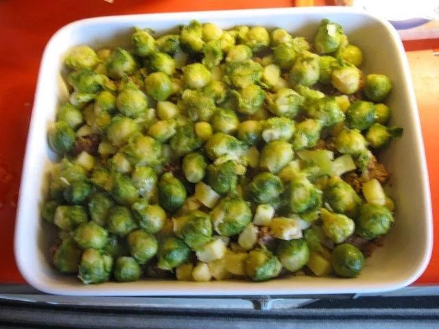 Rezept: Rosenkohl Auflauf mit Hackfleisch Bild Nr. 9 Rosenkohl Auflauf mit Hackfleisch - Rezept - Bild Nr. 9