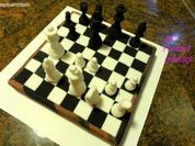 FONDANT:   SCHACH ~ Partie mal anders - Rezept - Bild Nr. 4931