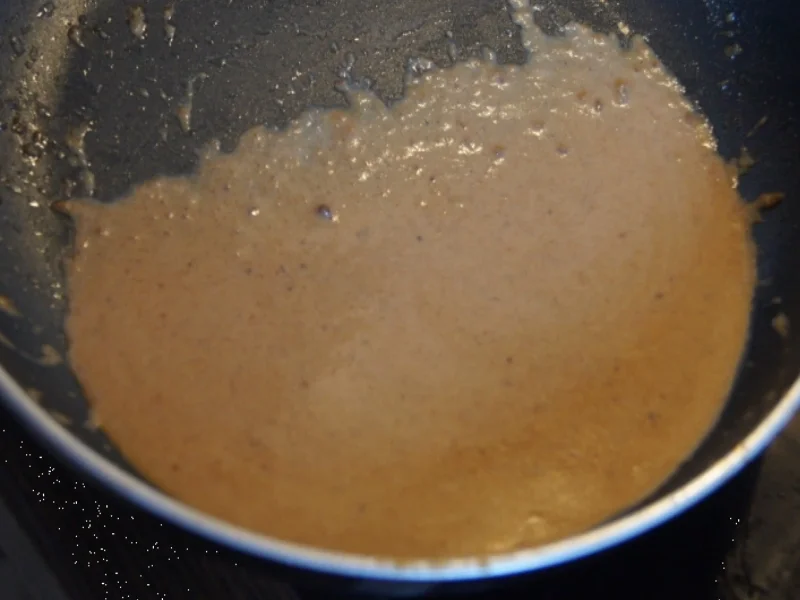 Entenbrustfilet mit Sauce, Ananas-Mango-Rotkohl und Mandelbällchen - Rezept - Bild Nr. 4940