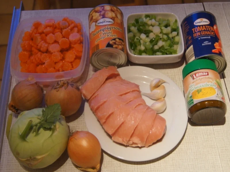 Schlanksuppe mit Putenfleisch asiatisch gewürzt - Rezept - Bild Nr. 4932