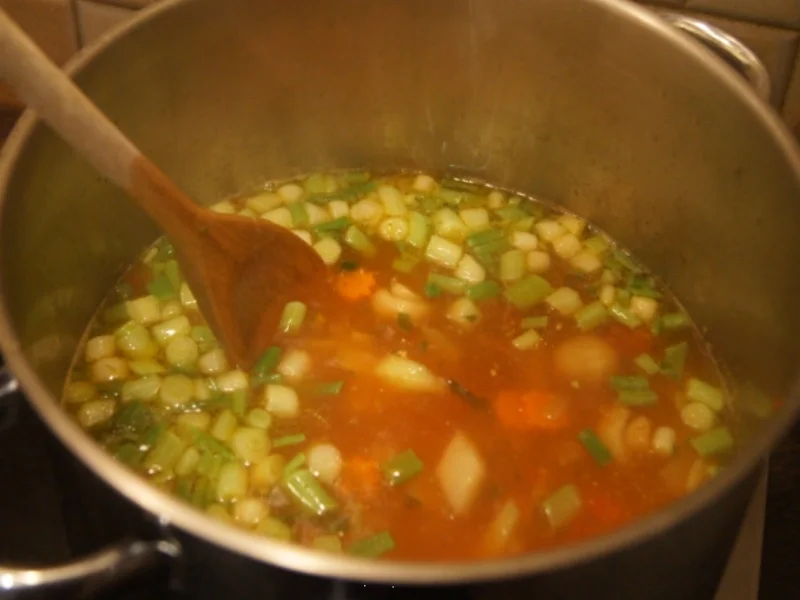 Schlanksuppe mit Putenfleisch asiatisch gewürzt - Rezept - Bild Nr. 4939