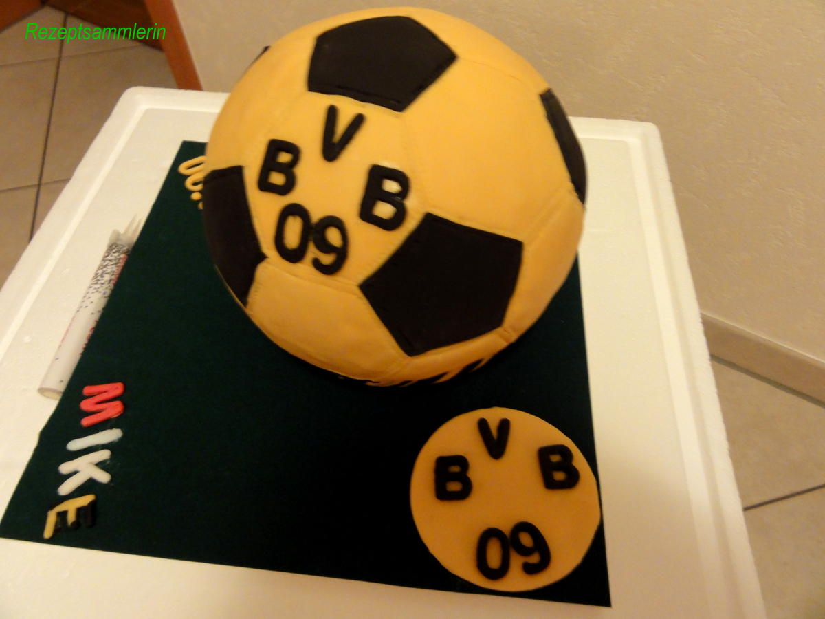 FONDANT:  ein BVB ~ FAN feiert Geburtstag - Rezept - Bild Nr. 4936