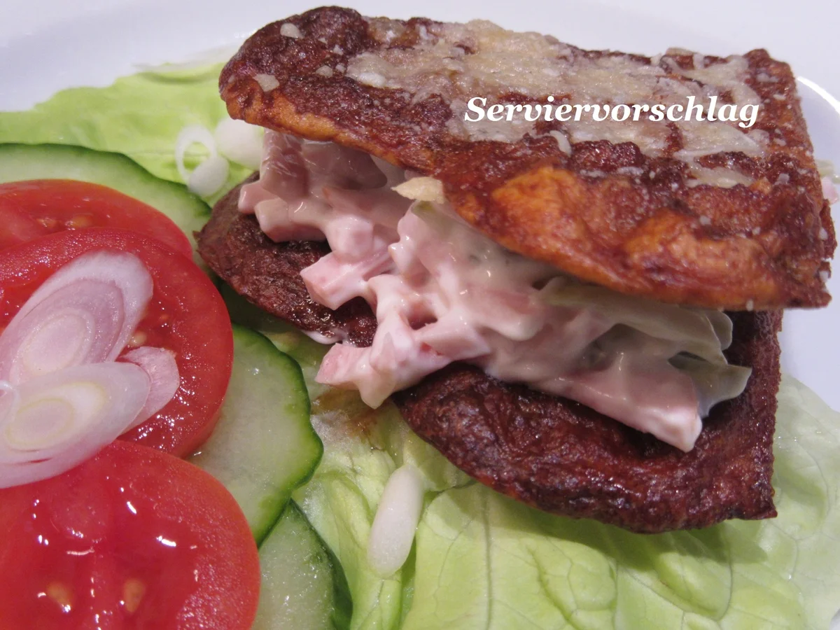 Pikantes Backen: Laugenwaffeln gefüllt - Rezept - Bild Nr. 4945