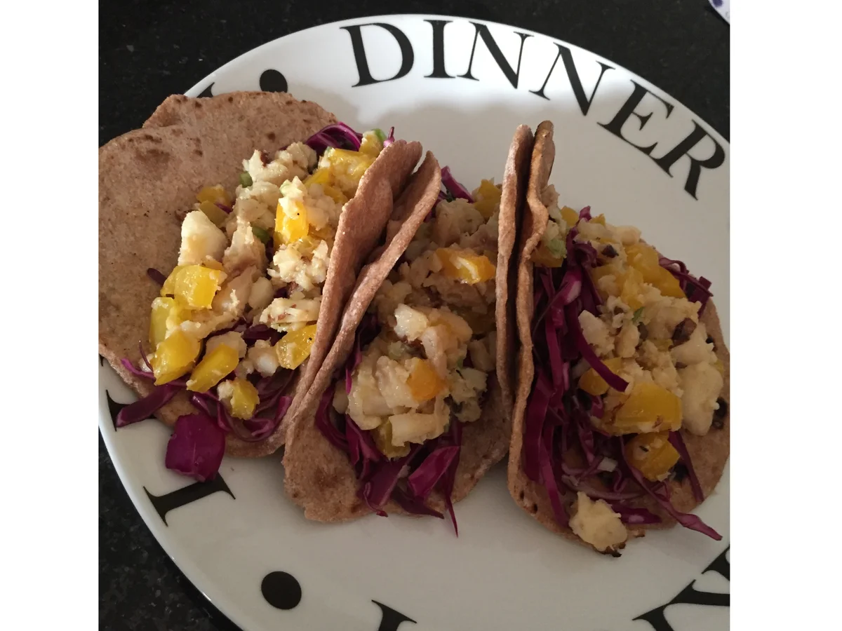 Rezept: Fischtacos mit Kiwi-Limetten-Salsa Bild Nr. 4931 Fischtacos mit Kiwi-Limetten-Salsa - Rezept - Bild Nr. 4931