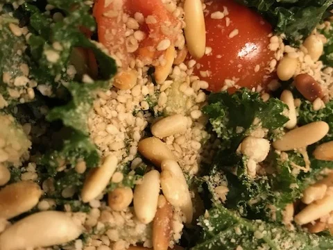 Kalesalat mit Sprossen und Papaya - Rezept - Bild Nr. 4932