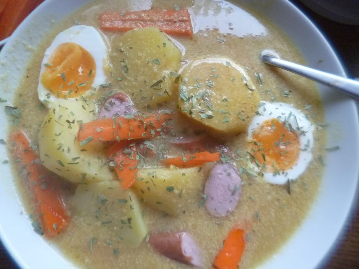 Eier in Senfsauce mit Salzkartoffeln - Rezept - Bild Nr. 2