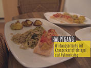 Schottischer Wildwasserlachs-Prerigor mit Tomaten-Shrimps-Kruste - Rezept - Bild Nr. 2