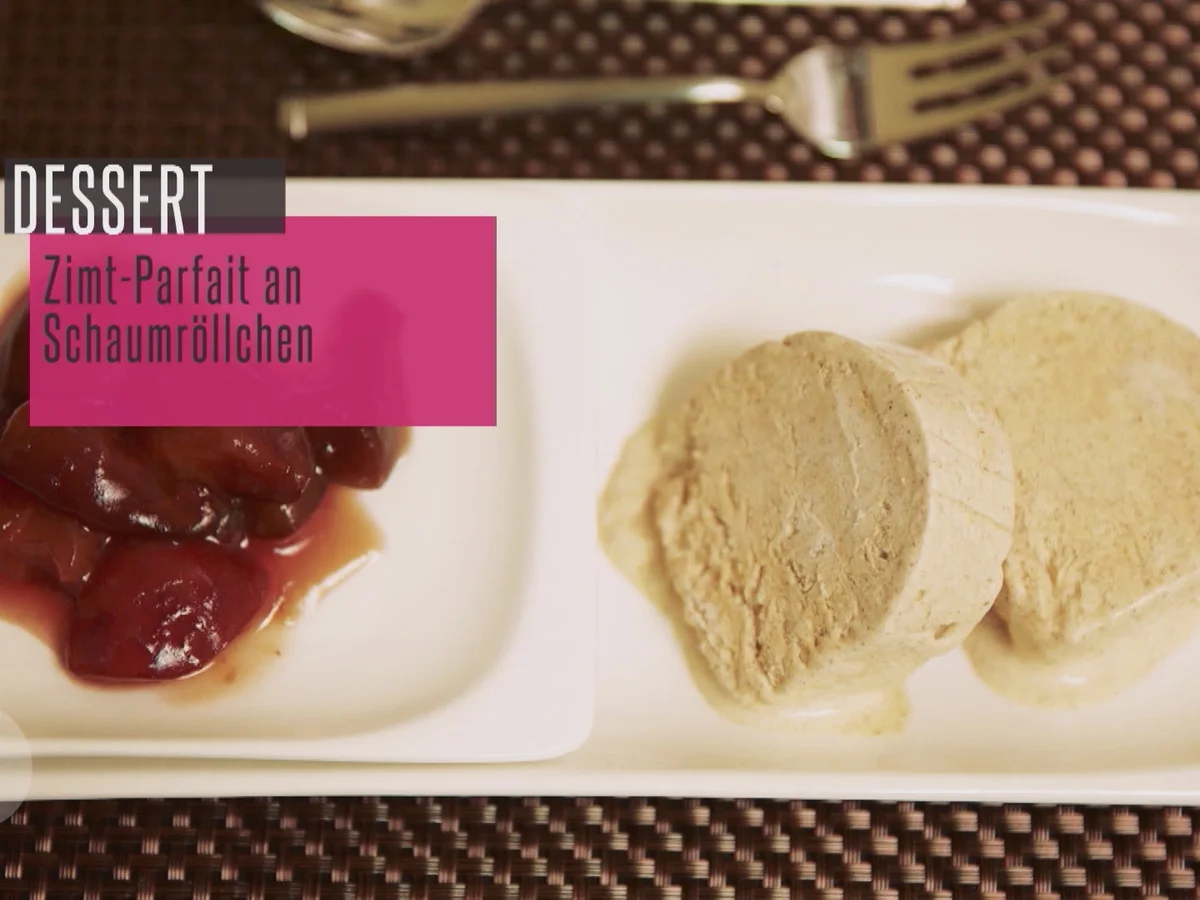 Rezept: Leckereien aus Bellersen: Zimtparfait mit Pflaumenmus und Schaumröllchen Bild Nr. 2 Leckereien aus Bellersen: Zimtparfait mit Pflaumenmus und Schaumröllchen - Rezept - Bild Nr. 2