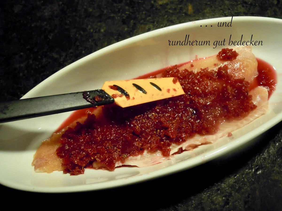 Rezept: frischer Saibling - mit Roter Beete gebeizt Bild Nr. 4937 frischer Saibling - mit Roter Beete gebeizt - Rezept - Bild Nr. 4937