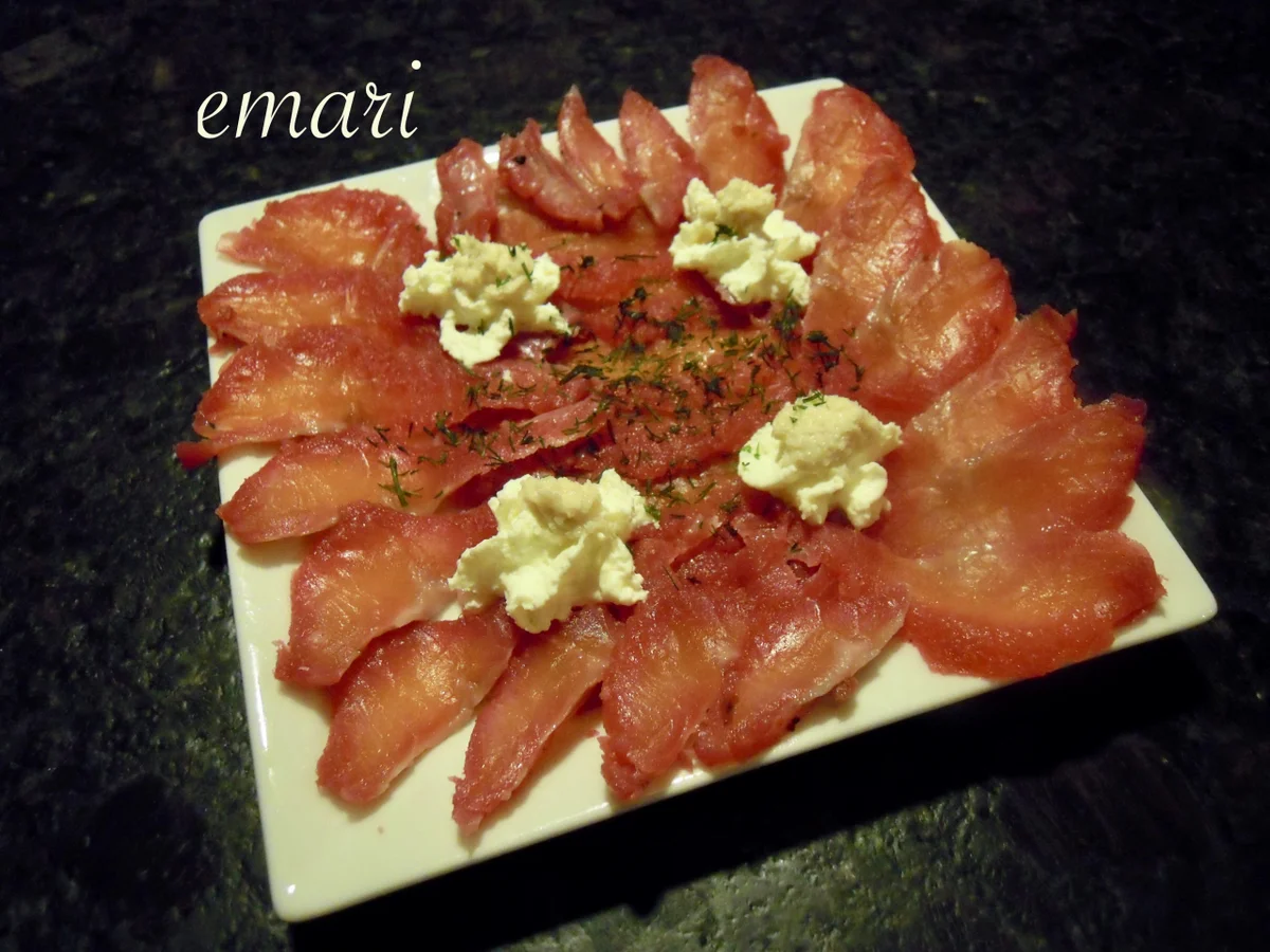 Rezept: frischer Saibling - mit Roter Beete gebeizt Bild Nr. 4946 frischer Saibling - mit Roter Beete gebeizt - Rezept - Bild Nr. 4946