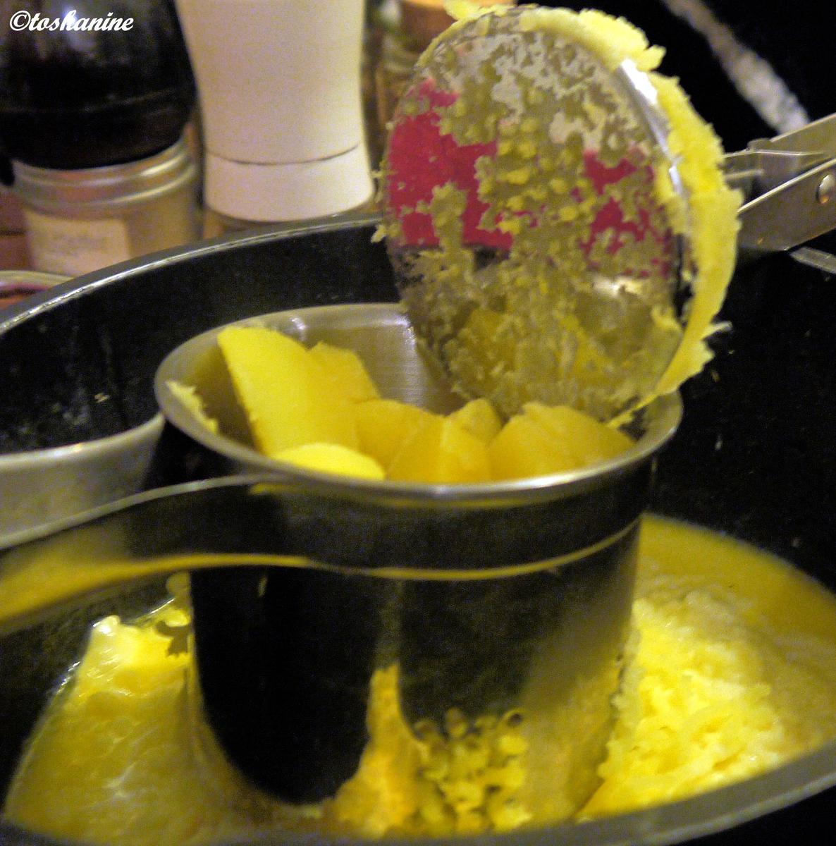 Kartoffelpüree mit Apfel-Speck-Topping - Rezept - Bild Nr. 7