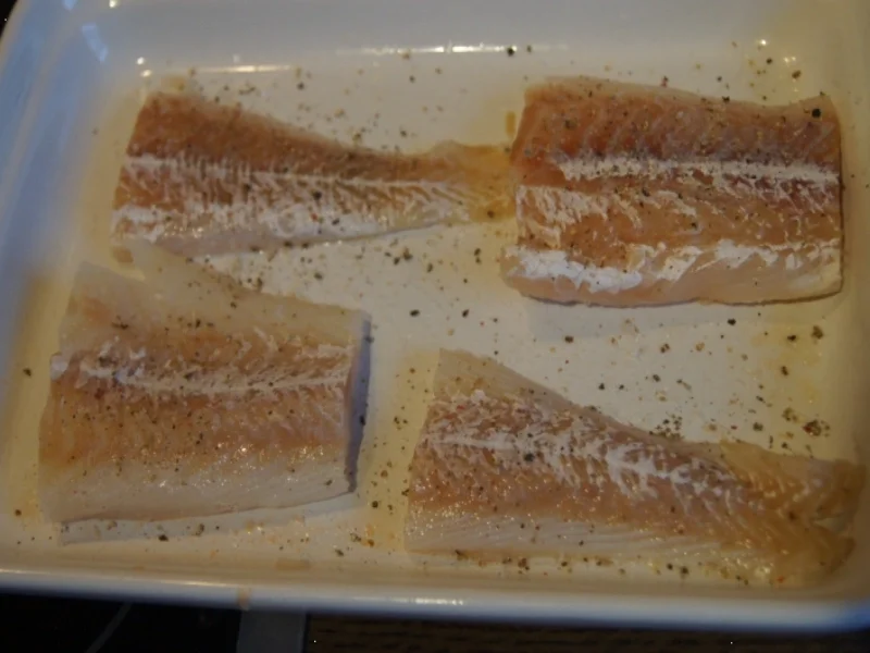 Kabeljaufilet mit Gurkengemüse und Drillingen - Rezept - Bild Nr. 4941