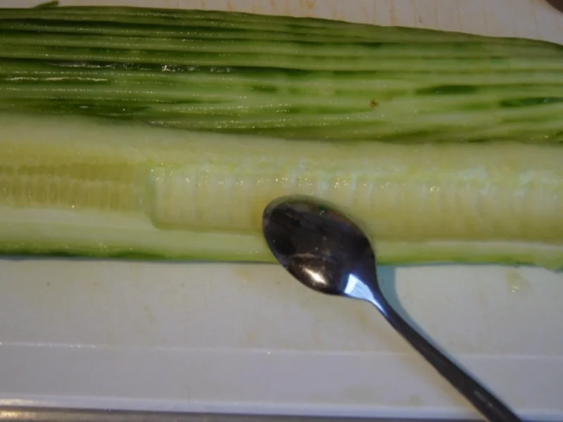 Kabeljaufilet mit Gurkengemüse und Drillingen - Rezept - Bild Nr. 4946