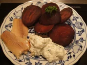 Rote Bete mit Forellen-Filet und Quark-Meerrettich-Dip - Rezept - Bild Nr. 4939