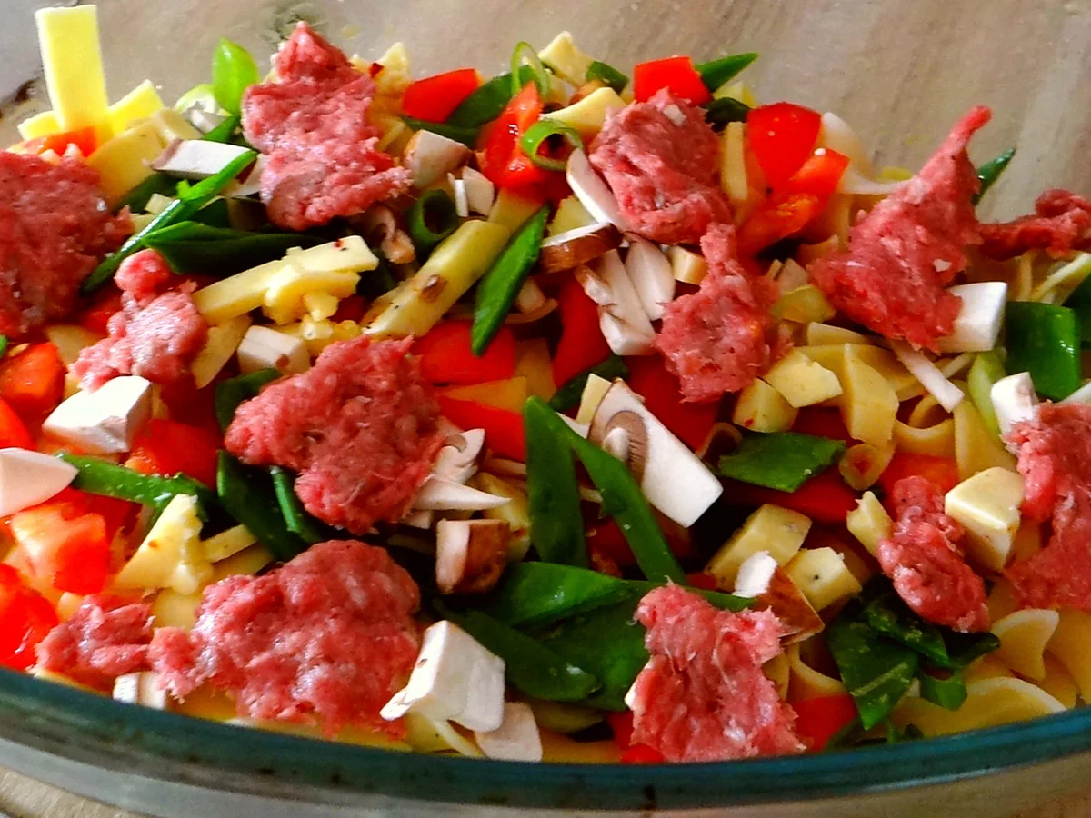 Rezept: Nudelauflauf Bild Nr. 4943 Nudelauflauf - Rezept - Bild Nr. 4943