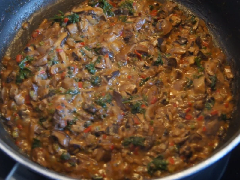 Waldpilzpasta mit Spätzle - Rezept - Bild Nr. 4951