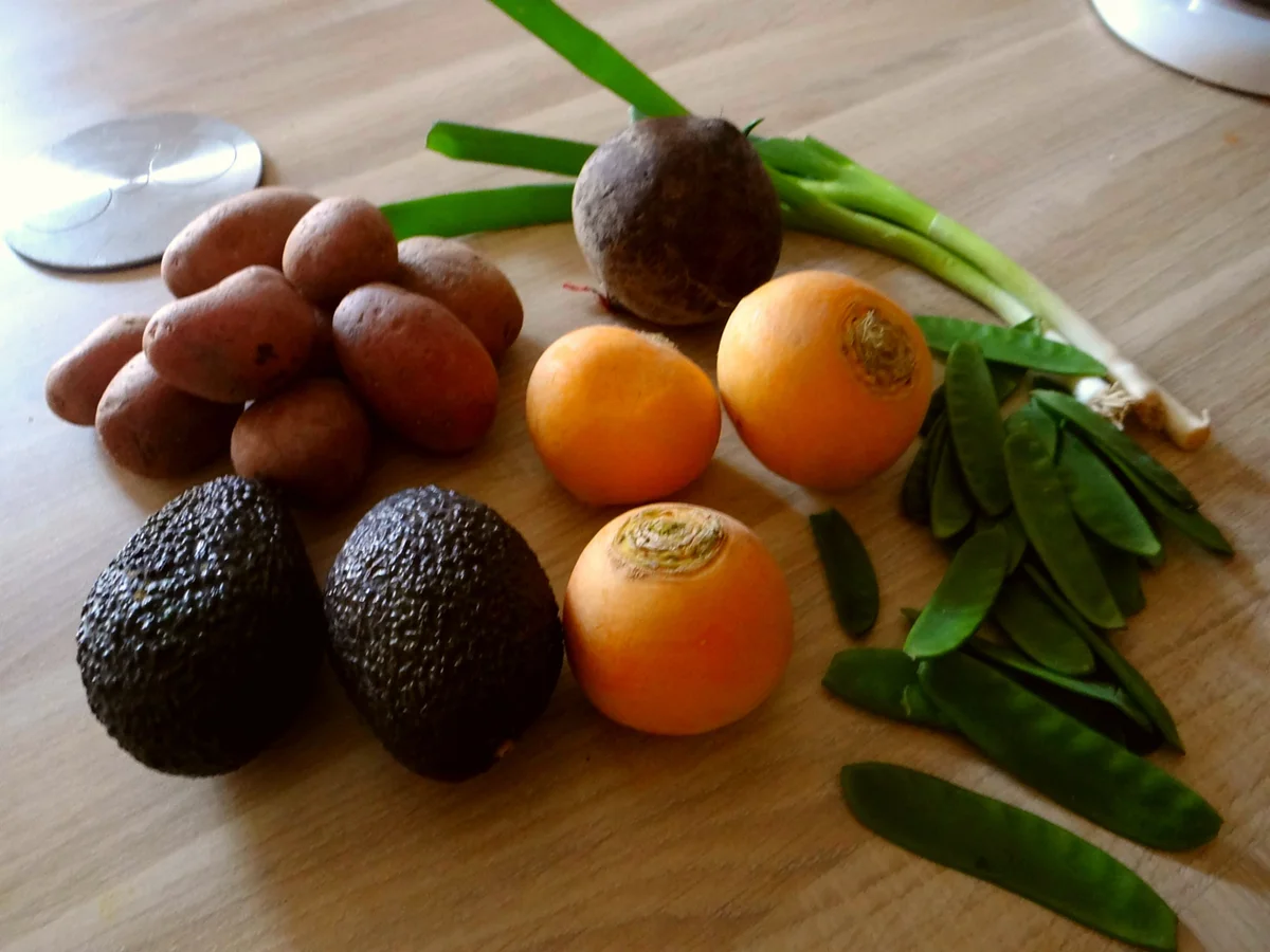 Gelbe Rübchen,Rote Beete,Kartoffeln - Rezept - Bild Nr. 4943