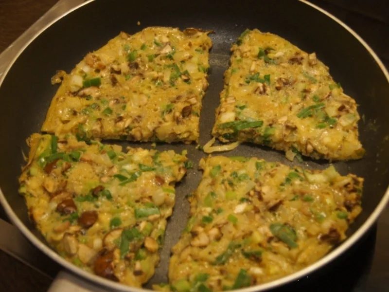 Gemüseomelett mit Garnelen - Rezept - Bild Nr. 4949