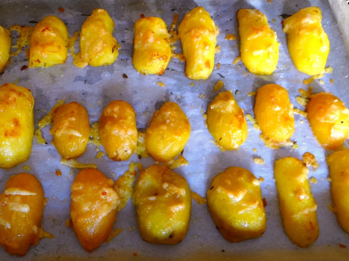 Schwarzwurzel,Ofenkartoffeln,pochiertes Ei - Rezept - Bild Nr. 4949