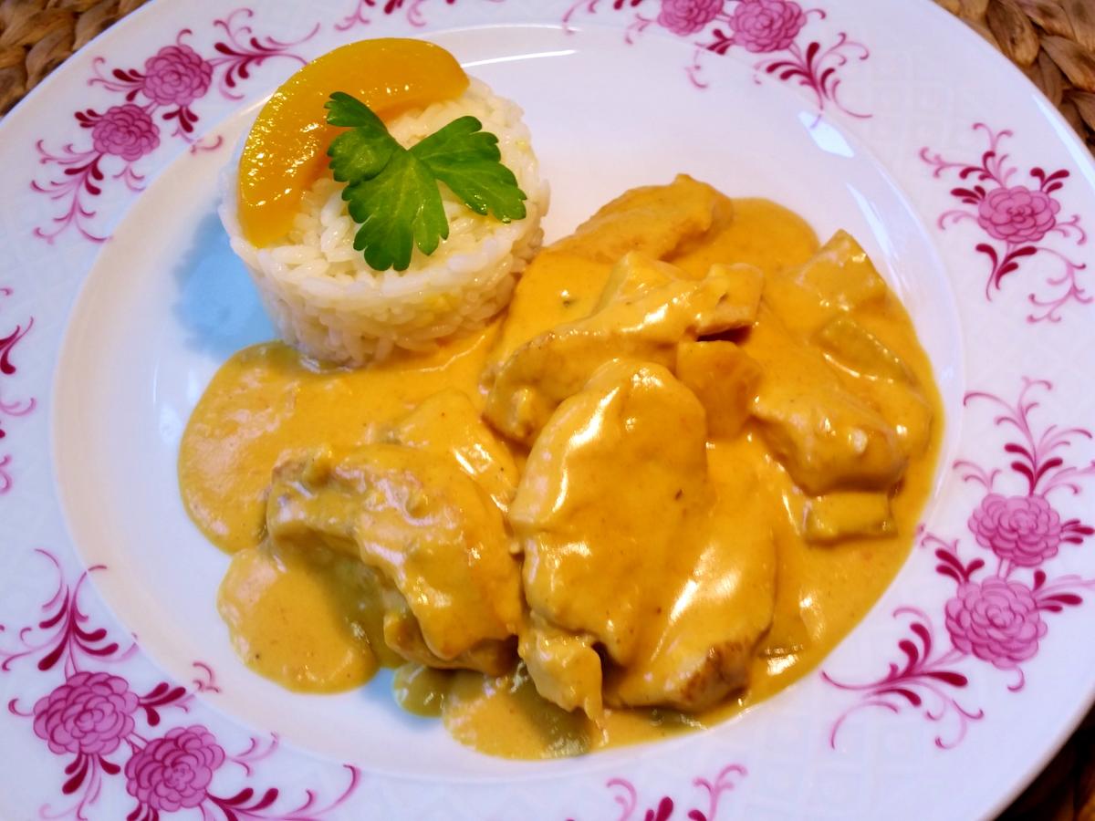 Puten-Curry mit Pfirsichen - Rezept - Bild Nr. 4943