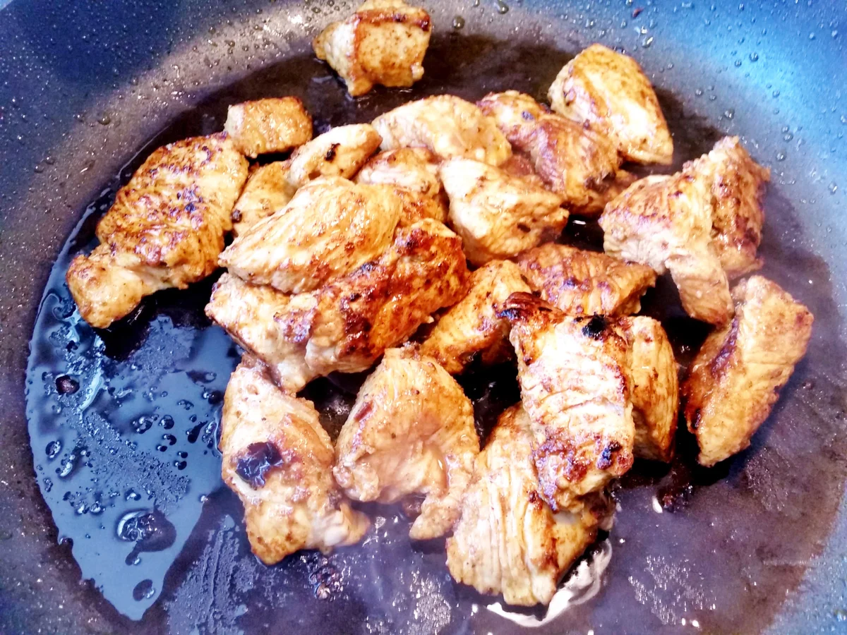 Puten-Curry mit Pfirsichen - Rezept - Bild Nr. 4945