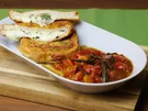 Gebackene Mozzarellaschnitten mit Salbei-Schmortomaten - Rezept - Bild Nr. 4945