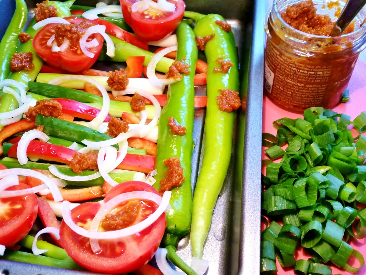 Lamm-Koteletts mit buntem Ofengemüse - Rezept - Bild Nr. 4946