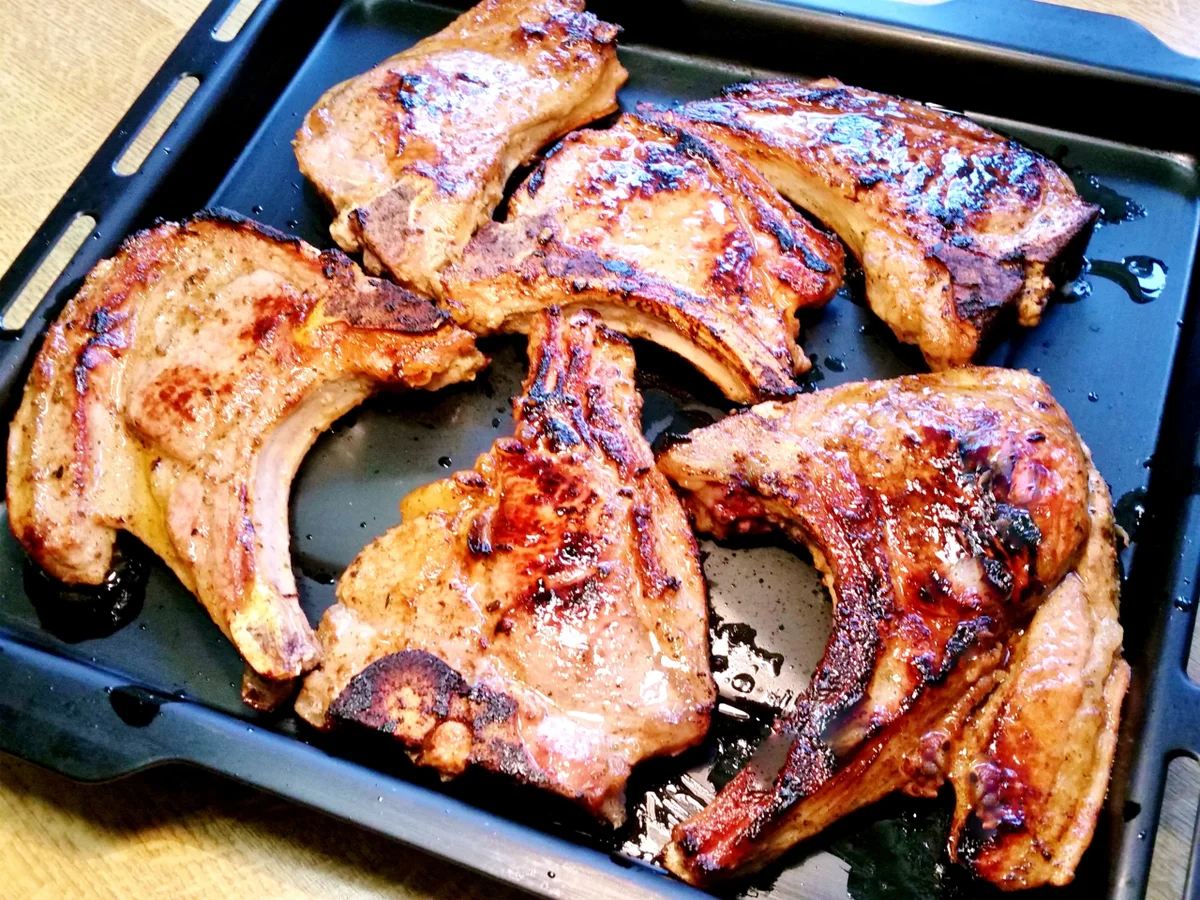 Lamm-Koteletts mit buntem Ofengemüse - Rezept - Bild Nr. 4949