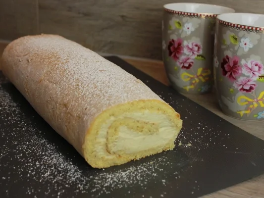 Biskuitrolle Cappuccino  - Rezept - Bild Nr. 4964