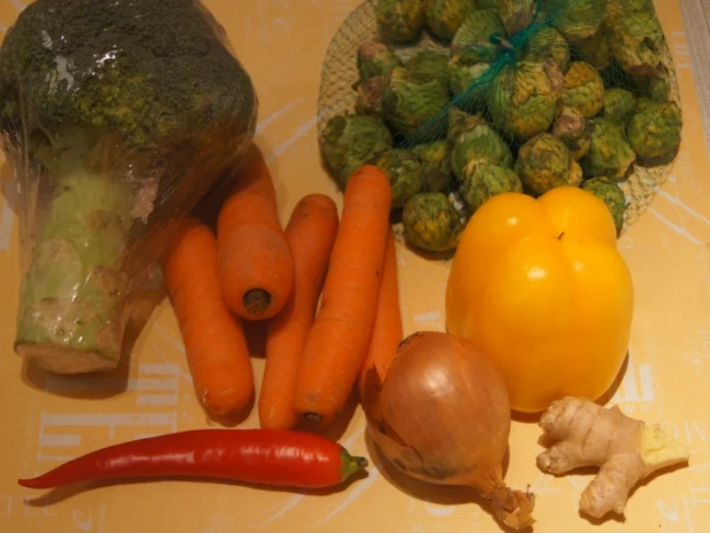 Buntes Gemüsecurry im Wok - Rezept - Bild Nr. 4953