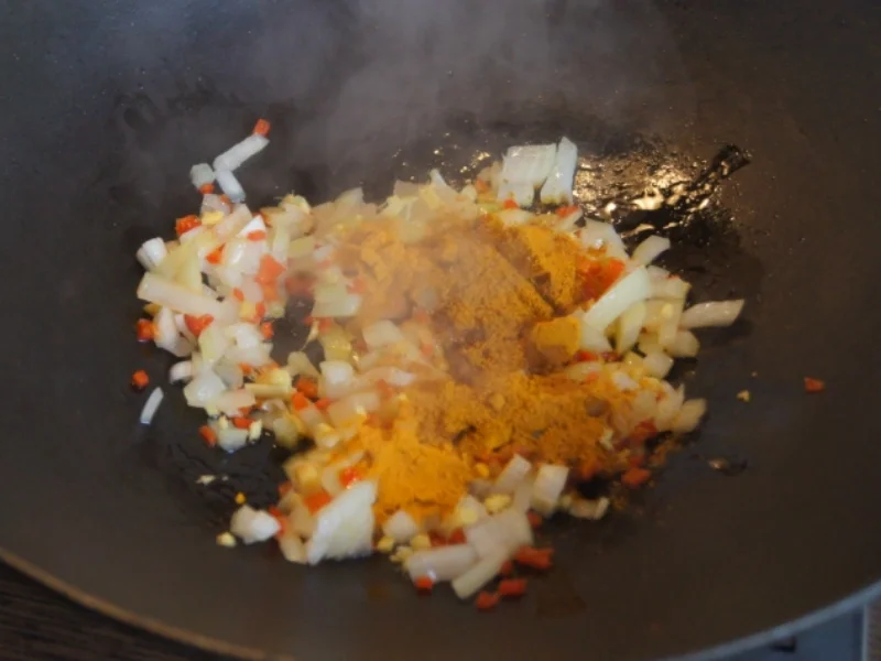 Buntes Gemüsecurry im Wok - Rezept - Bild Nr. 4960