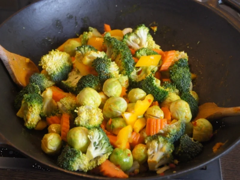 Buntes Gemüsecurry im Wok - Rezept - Bild Nr. 4962