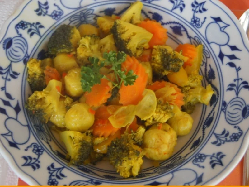 Buntes Gemüsecurry im Wok - Rezept - Bild Nr. 4965