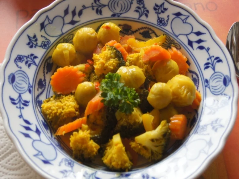 Buntes Gemüsecurry im Wok - Rezept - Bild Nr. 4966