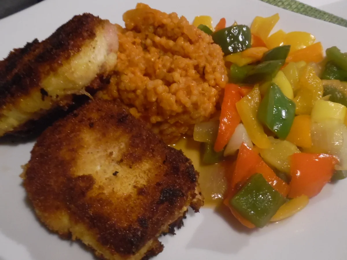 Rezept: Halloumi gefüllt, paniert und ausgebacken Bild Nr. 4952 Halloumi gefüllt, paniert und ausgebacken - Rezept - Bild Nr. 4952