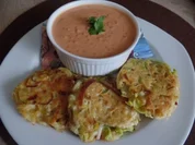 Linsen-Kokos-Suppe mit Kartoffel-Lauchrösti - Rezept - Bild Nr. 4952