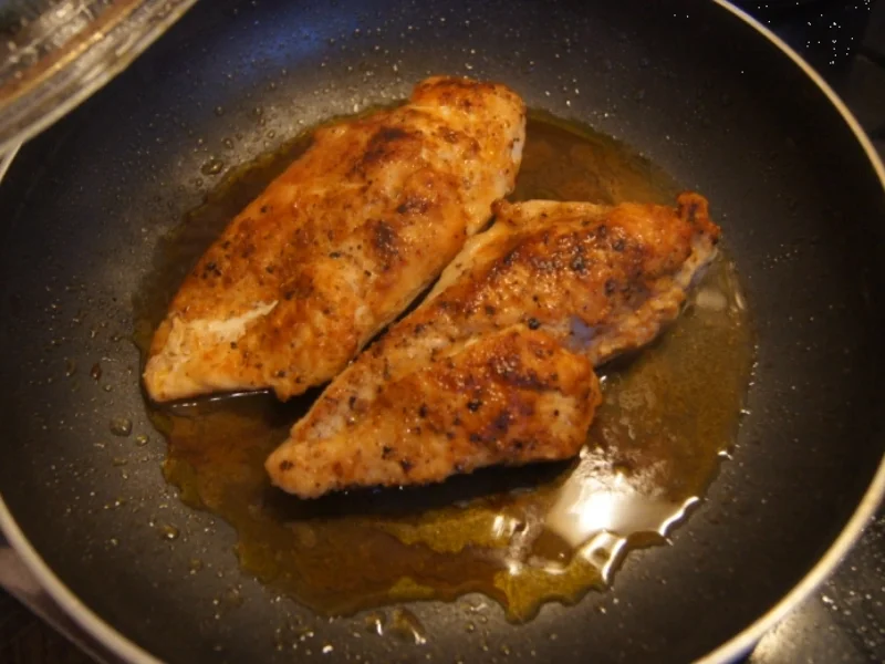 Rezept: Hähnchenbrustfilet mit pikanten Möhren und Pastinakenpüree Bild Nr. 4958 Hähnchenbrustfilet mit pikanten Möhren und Pastinakenpüree - Rezept - Bild Nr. 4958