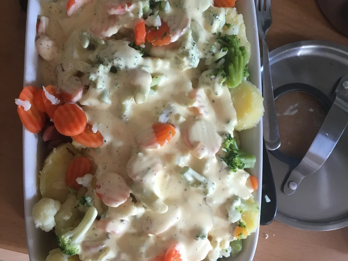 Rezept: Kartoffel-Gemüse-Auflauf Hollandaise Bild Nr. 4954 Kartoffel-Gemüse-Auflauf Hollandaise - Rezept - Bild Nr. 4954