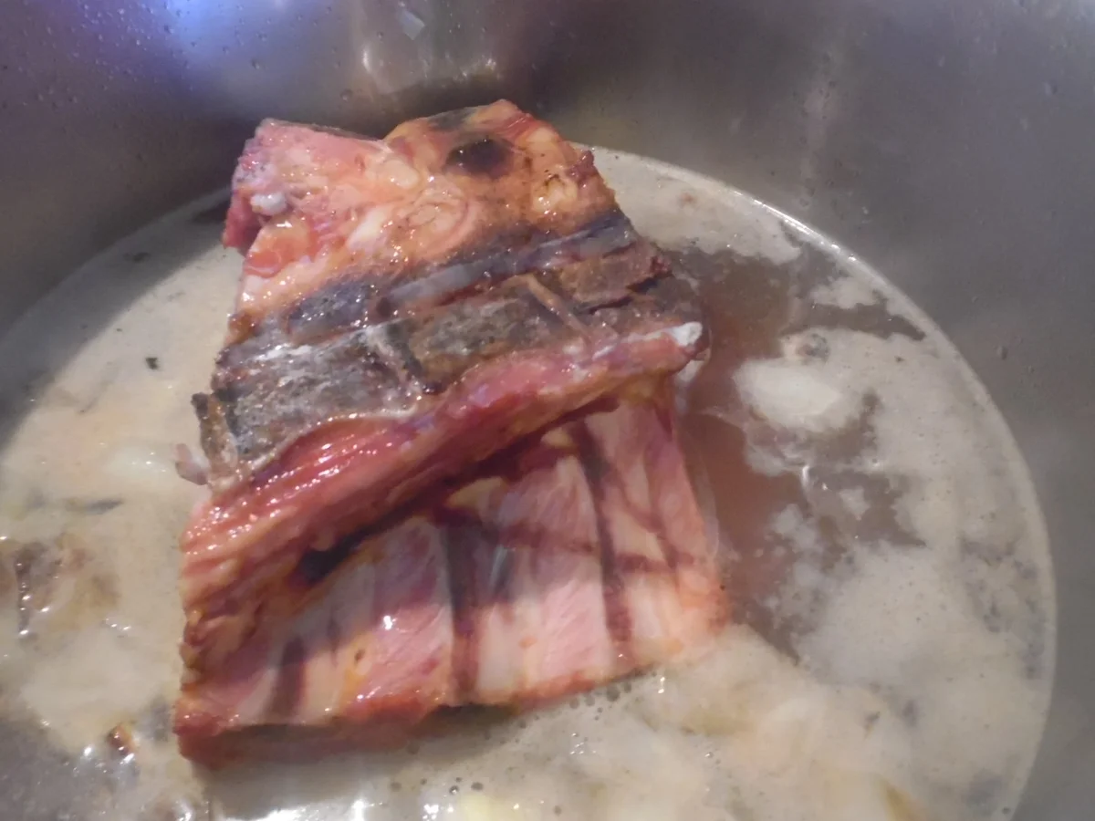 Rezept: Kasseler-Topf mit bunten Bohnen Bild Nr. 4959 Kasseler-Topf mit bunten Bohnen - Rezept - Bild Nr. 4959