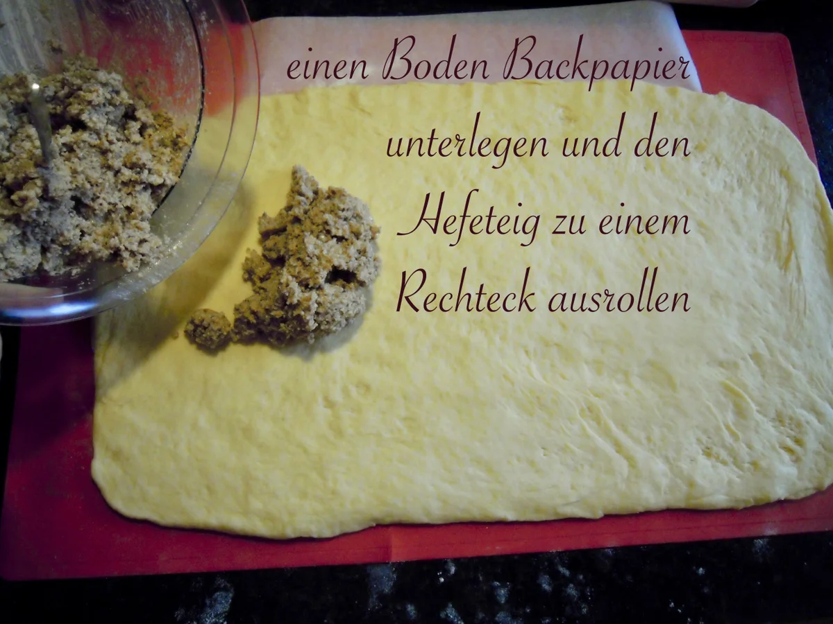 klassischer Nußstrudel mit schnellem Hefeteig - Rezept - Bild Nr. 4969