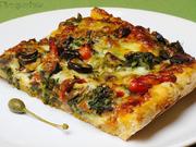 Pizza mit Gemüse und  Pilzen - Rezept - Bild Nr. 4965