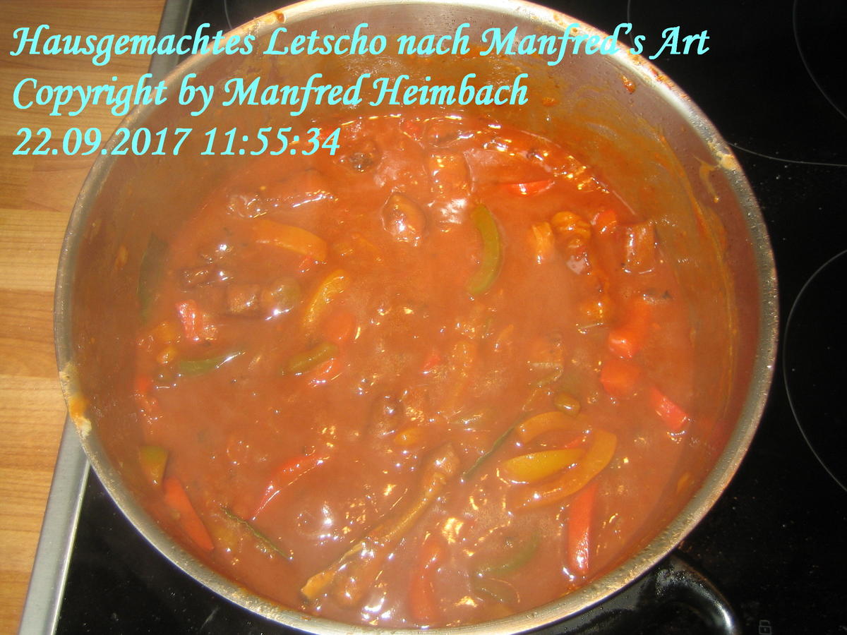 Gemüse – Hausgemachtes Letscho nach Manfred’s Art - Rezept - Bild Nr. 4960